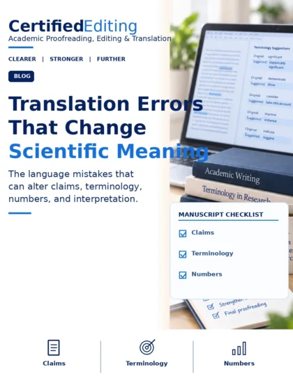 Common Academic Translation Errors That Can Change Scientific Meaning