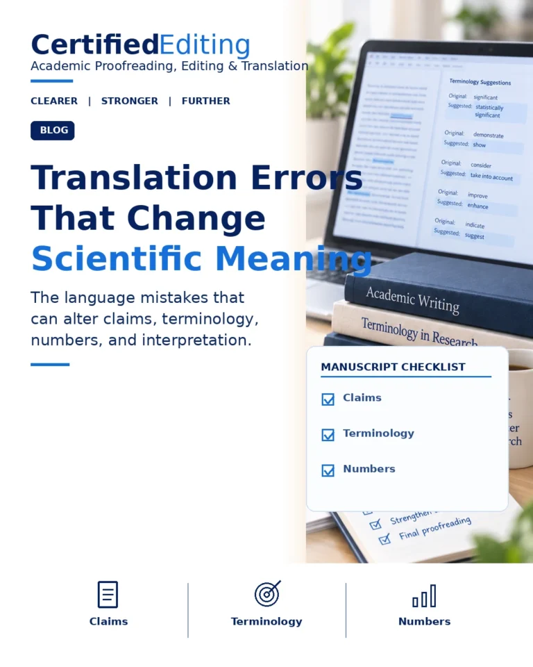 Common Academic Translation Errors That Can Change Scientific Meaning