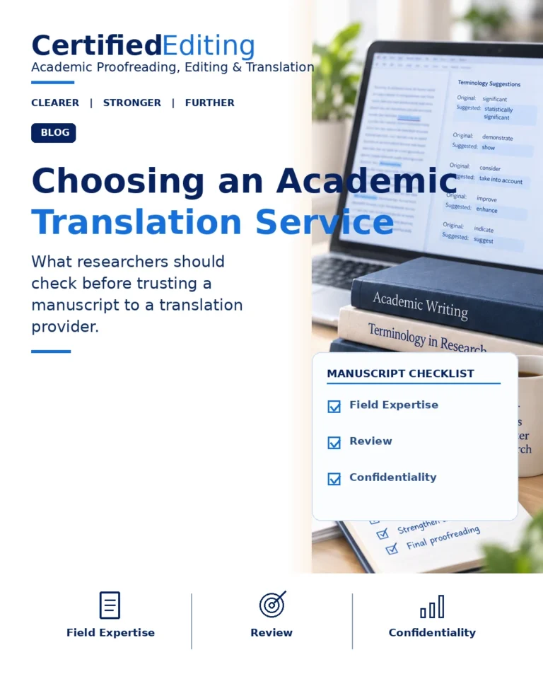 How to Choose an Academic Translation Service for Your Manuscript