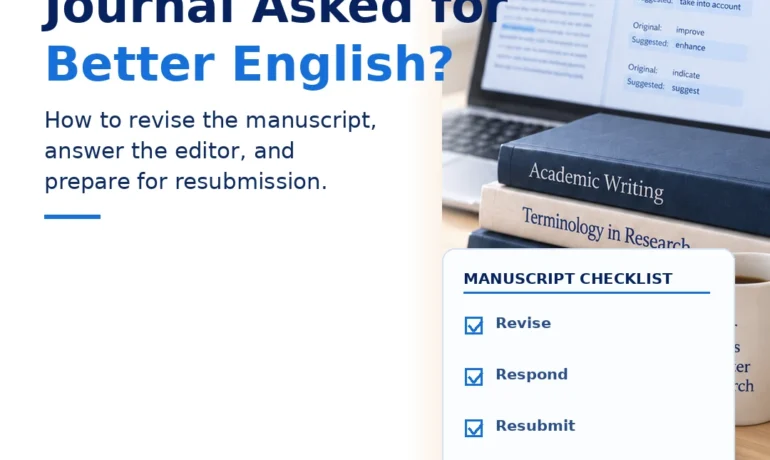 Guide for responding when a journal says the English language needs improvement